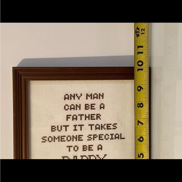 Vintage Framed Cross Stitch - Picture 3 of 4